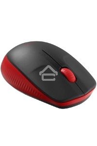 Мышь беспроводная Logitech M190 черный/красный, 1000 dpi, радиоканал, USB, кнопки - 3