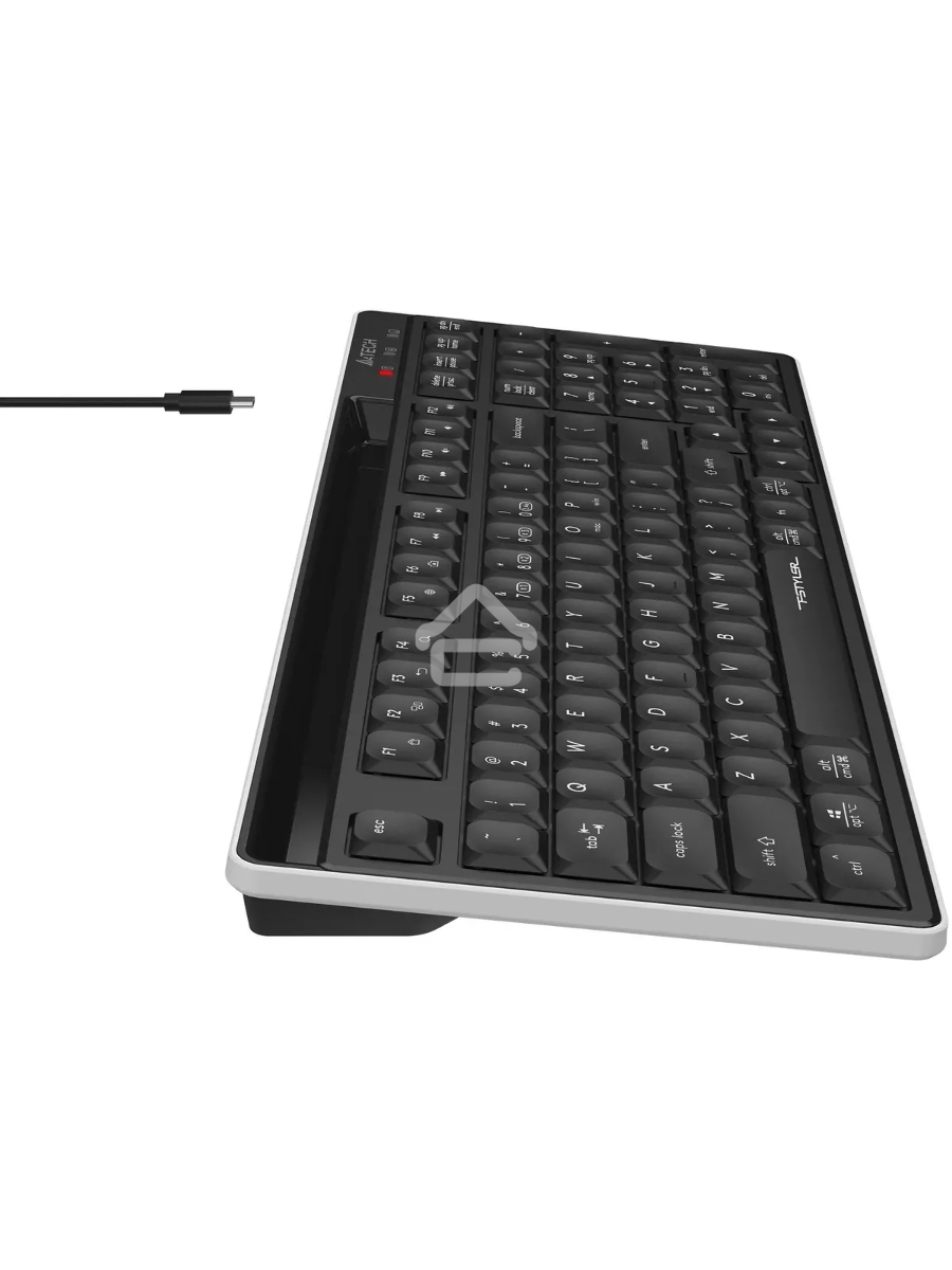 Клавиатура A4Tech Fstyler FBX70C беспроводная, USB, Bluetooth/Радиоканал, черный