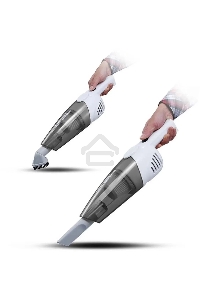 Пылесос вертикальный Deerma DX118C белый/серый, питание от сети, 140 Вт, уборка сухая, пылесборник 1.2 л