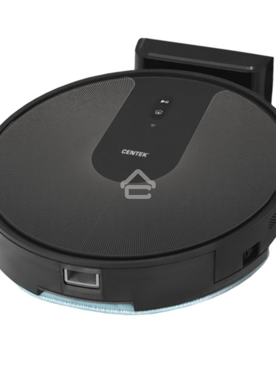 Робот-пылесос Centek CT-2721 чёрный, 2600 мAч Li-Ion, уборка сухая/влажная, пылесборник контейнер 0.68 л