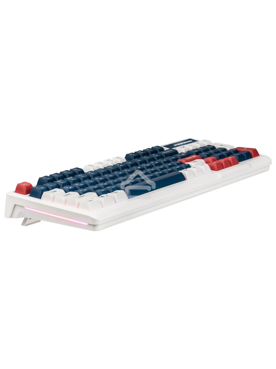 Игровая клавиатура проводная Defender Stormrider GK-425 RU,бел/син,94кн+FN,радуж,1.75м