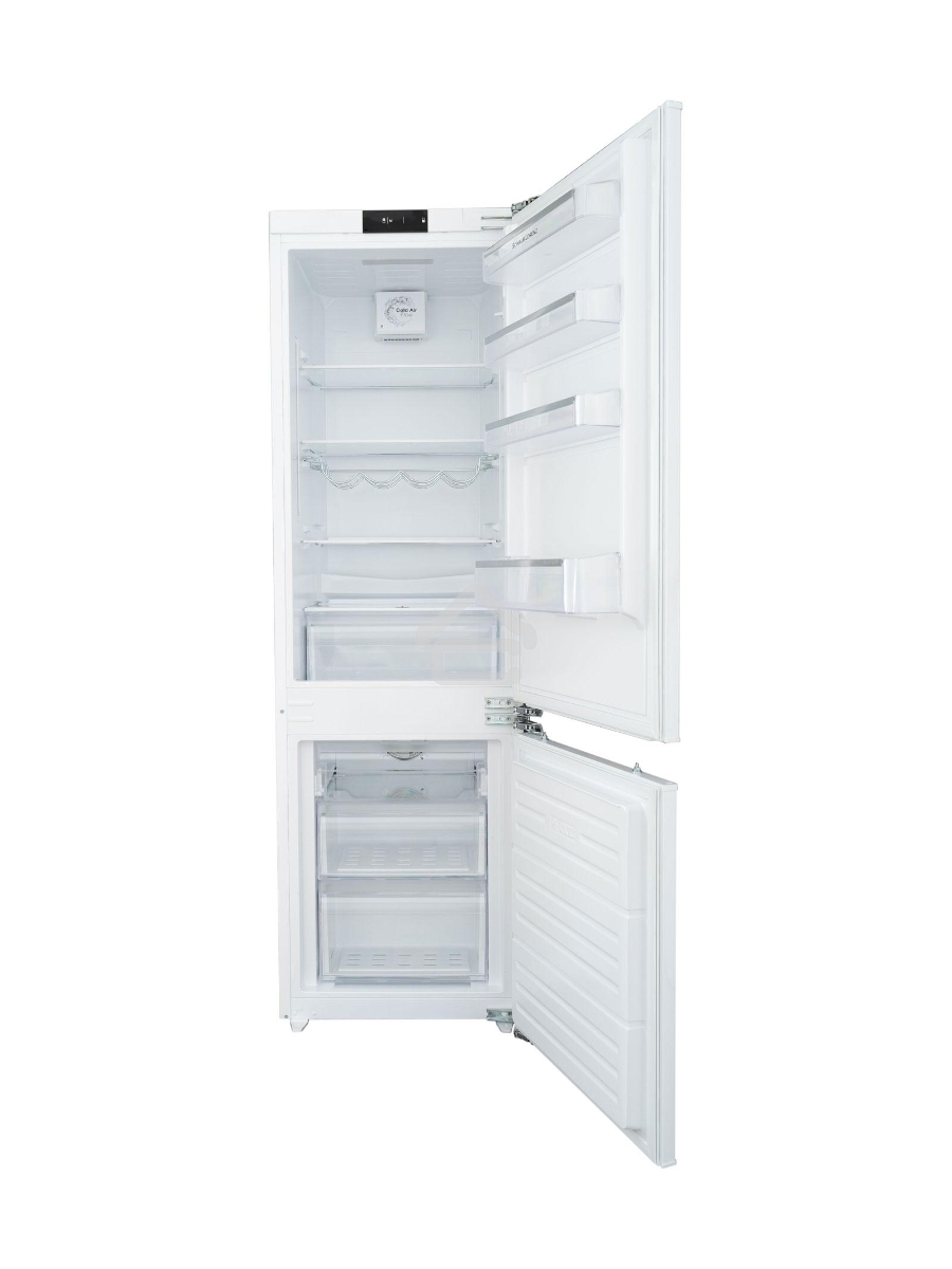 Холодильник Schaub Lorenz SLU E235W5 BUILT-IN белый двухкамерный 180/63 л морозилка снизу, капельная