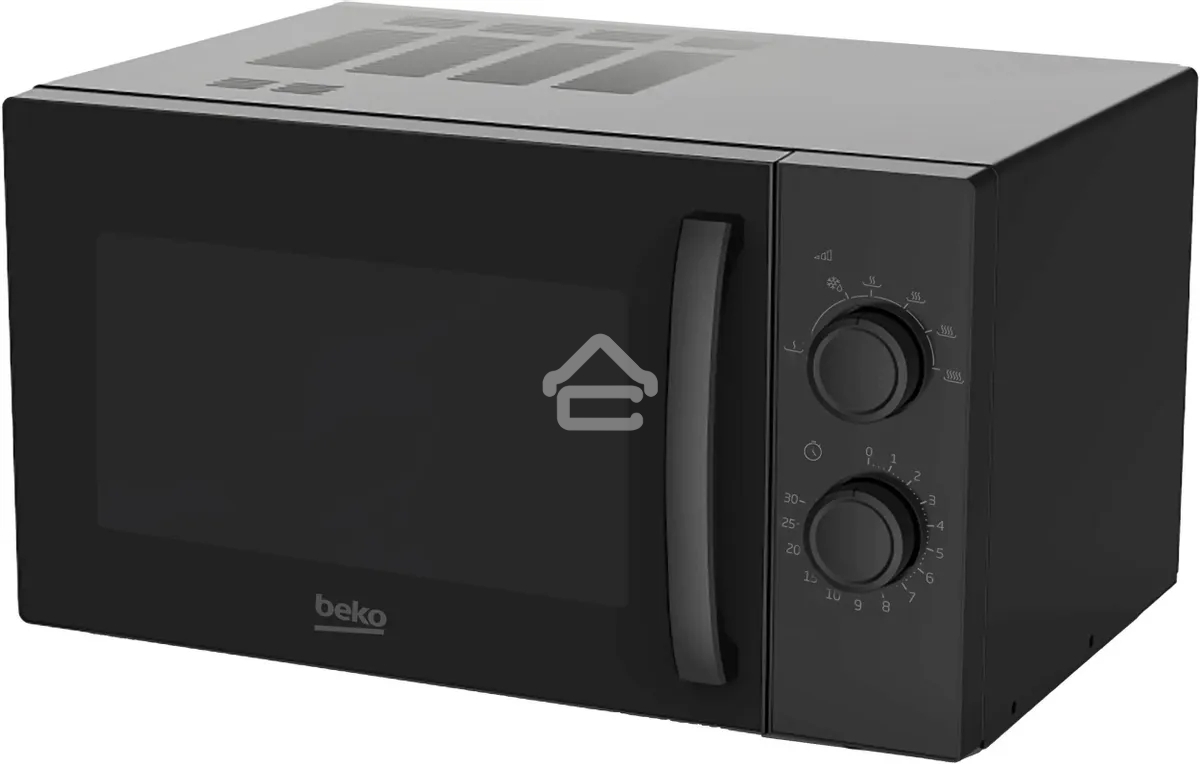 Микроволновая печь Beko SOLO MOF23300B черный, 23 л, 900 Вт, переключатели - поворотный механизм