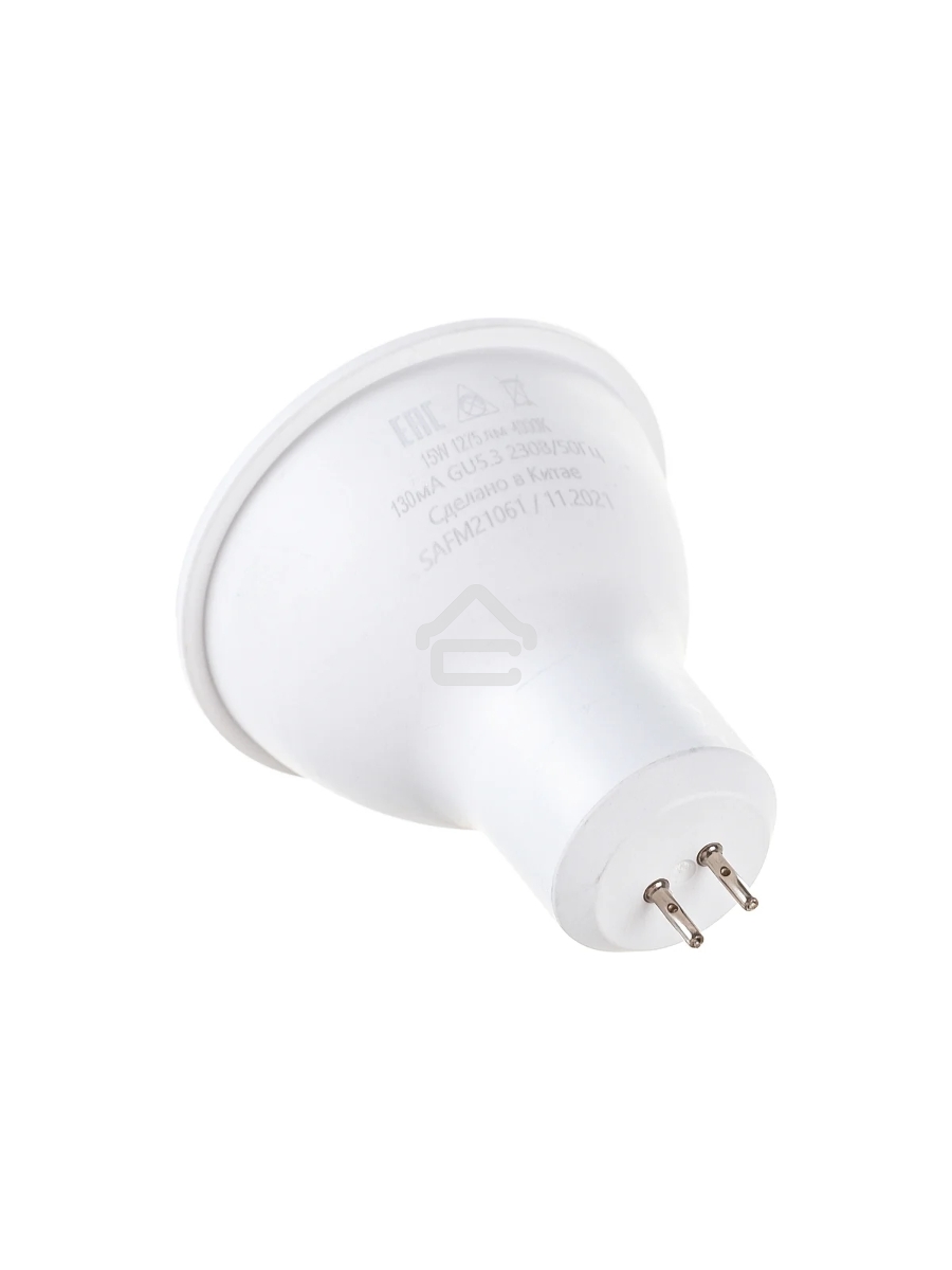 Лампа светодиодная SAFFIT SBMR1615 (55225) 15 вт 230в GU5.3 белый