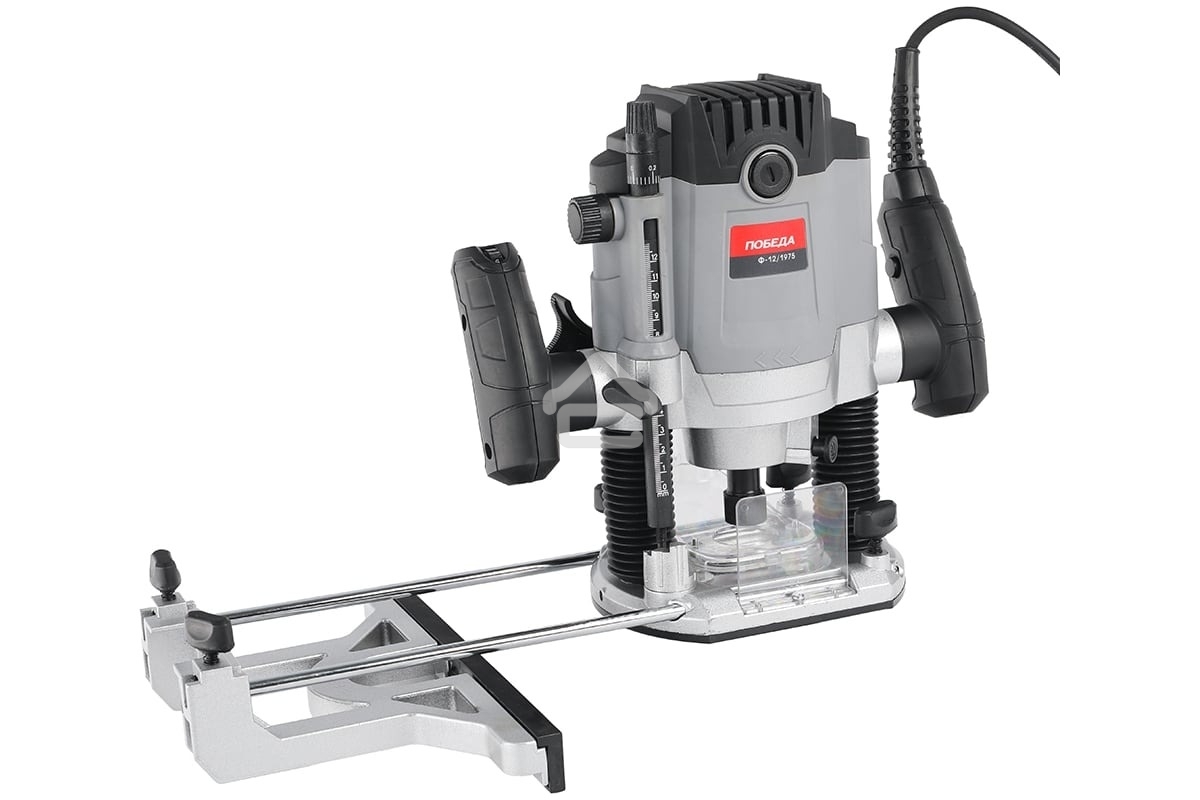 Фрезер электрический Победа Ф-12/1975, 1600 Вт, 6000-26000 об / мин., цанга: 8/12мм;