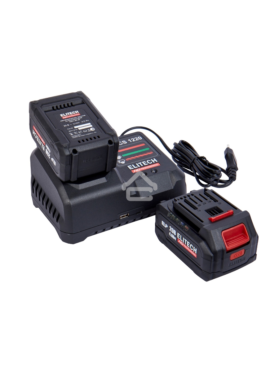 Дрель-шуруповерт Elitech CD 20SL2 (E2201.040.02) 80Вт аккум. патрон:быстрозажимной (кейс в комплекте) (205718)