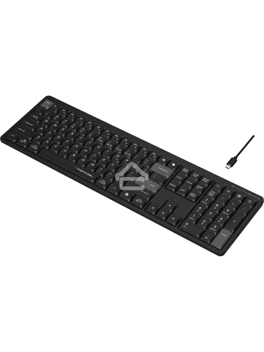 Клавиатура A4Tech Fstyler FBX55C черный USB беспроводная BT/Radio slim Multimedia (FBX55C)