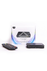 Ресивер эфирный цифровой DVB-T2 HD HD-555 пластик, дисплей, Эфир