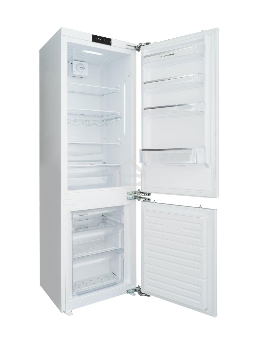 Холодильник Schaub Lorenz SLU E235W5 BUILT-IN белый двухкамерный 180/63 л морозилка снизу, капельная