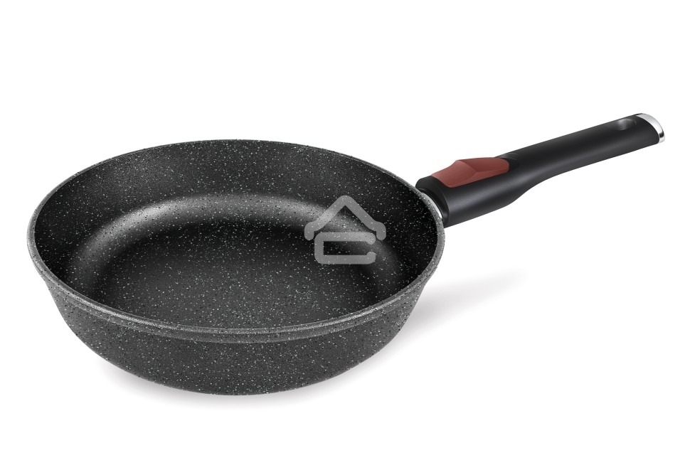 Сковорода НЕВА МЕТАЛЛ ПОСУДА L18020i 20 литая Индукция Гранит с/р