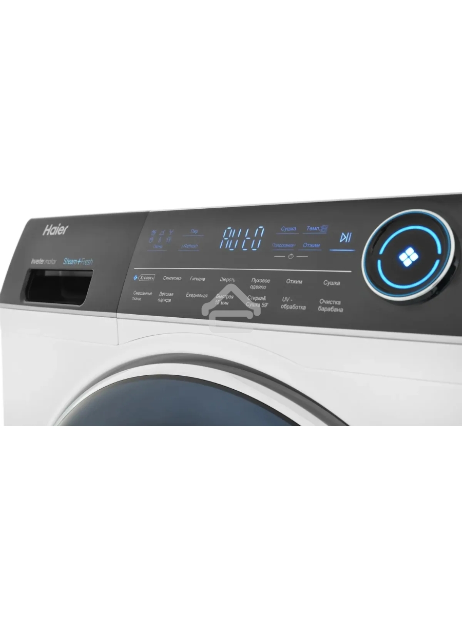 Стиральная машина Haier HWD80-BP14979 белый, загрузка фронтальная 8 кг, 5 кг - сушка, 1400 об/мин, класс: B