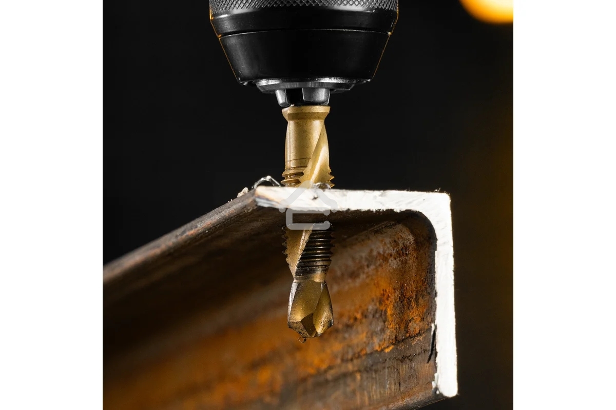 Набор сверл-метчиков Denzel М4-М12, Р6М5