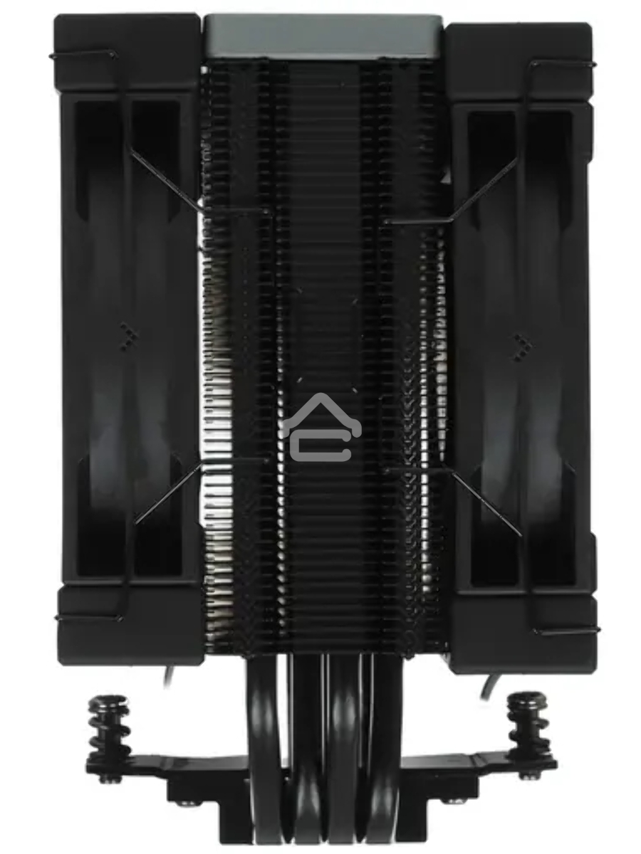 Кулер для процессора DEEPCOOL AK400 ZERO DARK PLUS черный, 120 мм, алюминий/медь, 1650 об/мин, 28 дБ, 4 pin, 220 Вт, 155 мм