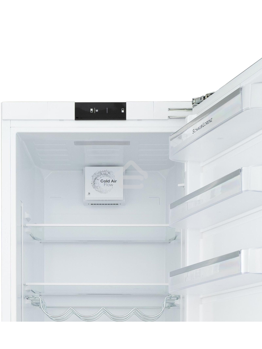 Холодильник Schaub Lorenz SLU E235W5 BUILT-IN белый двухкамерный 180/63 л морозилка снизу, капельная