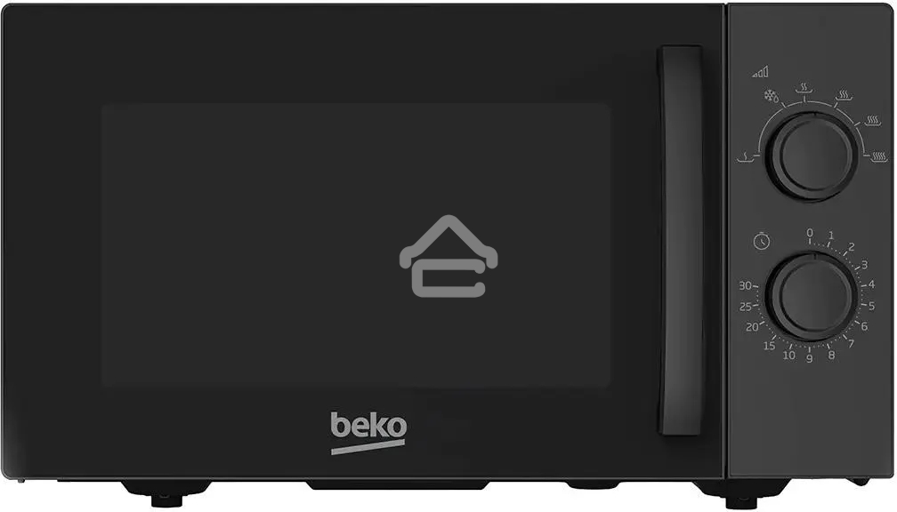 Микроволновая печь Beko SOLO MOF23300B черный, 23 л, 900 Вт, переключатели - поворотный механизм