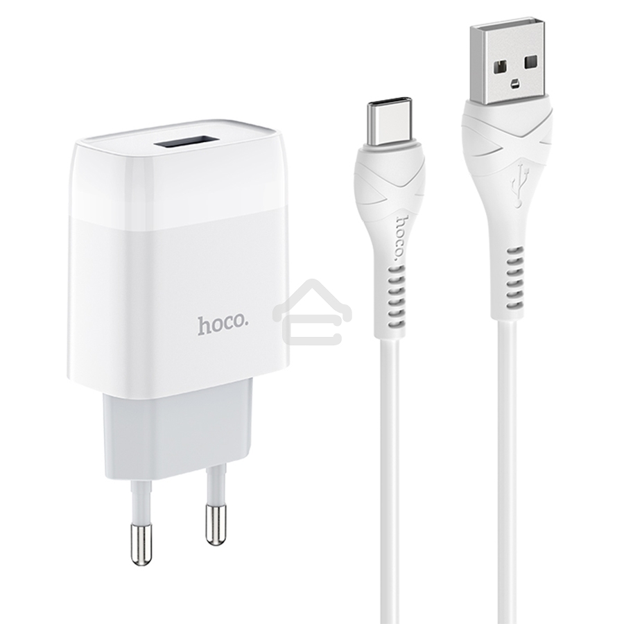 Сетевое зарядное устройство HOCO (6931474713018) для Type-C C72Aa White