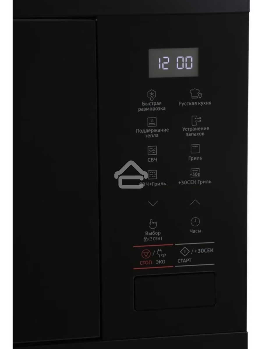 Микроволновая печь встраиваемая Samsung MG22M8054AK/BW чёрный, 22 л, 850 Вт, переключатели - сенсор