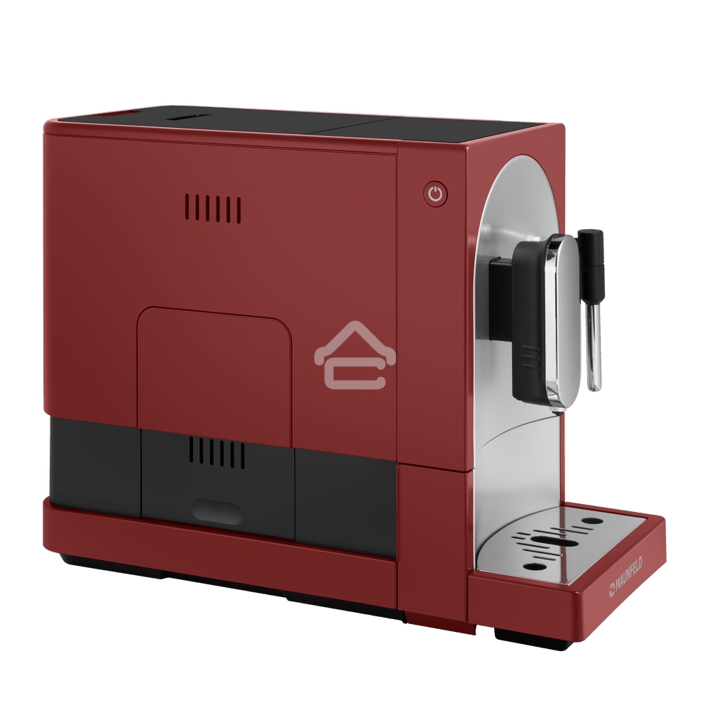 Кофемашина автоматическая Maunfeld MF-A7021RD красный, исп. кофе - зерна, 1.1 л, 1470 Вт, 19 бар