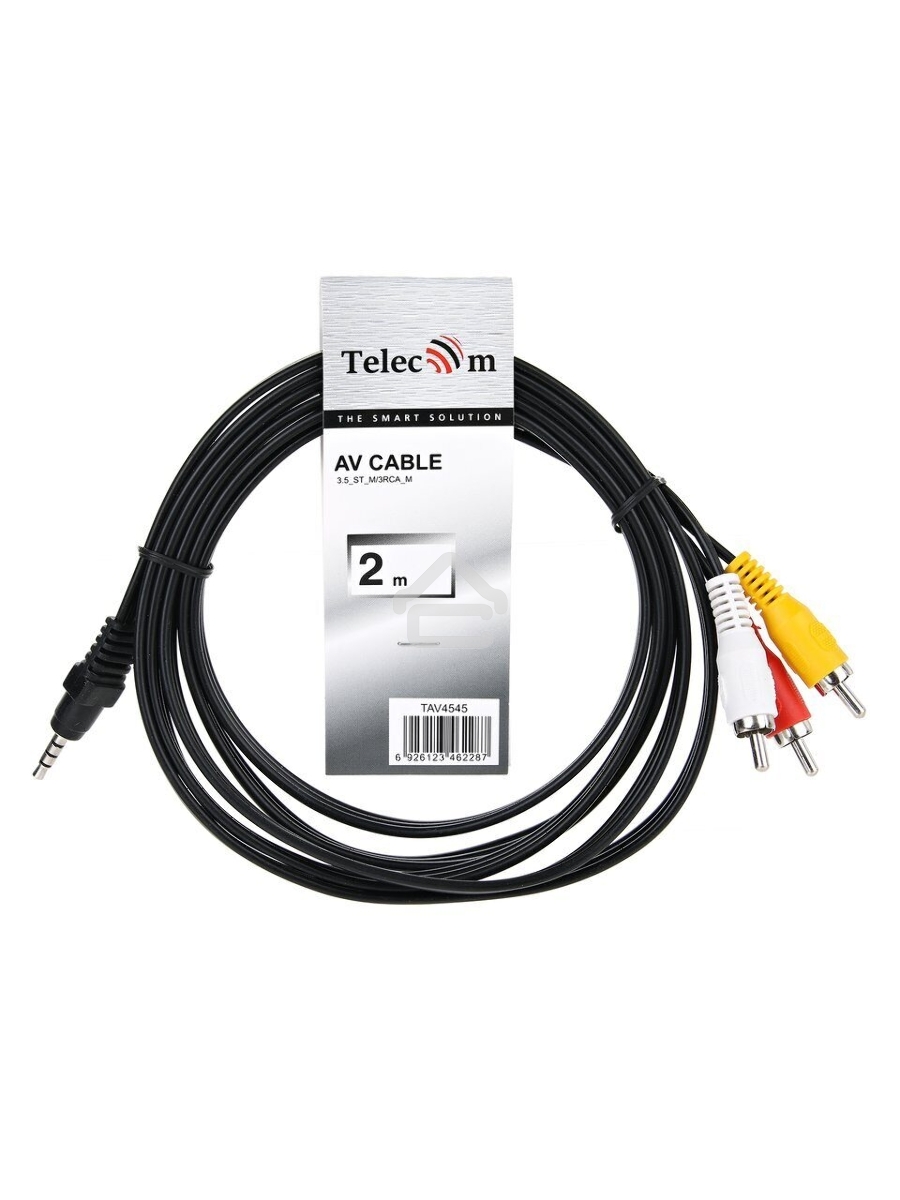 Кабель соединительный 3.5 Jack (M)/3 RCA (M) <TAV4545-2M> Telecom