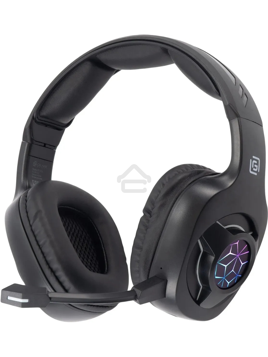 Наушники с микрофоном Оклик HS-L575G черный накладные BT оголовье (1895253)