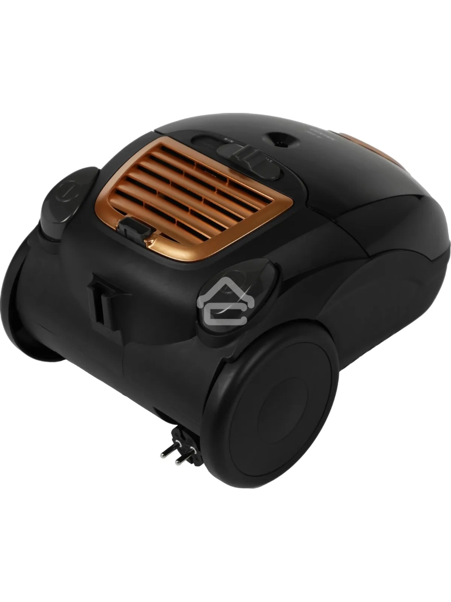 Пылесос Centek CT-2511 черный/желтый, 400/2000 Вт, уборка сухая, пылесборник мешок 2 л