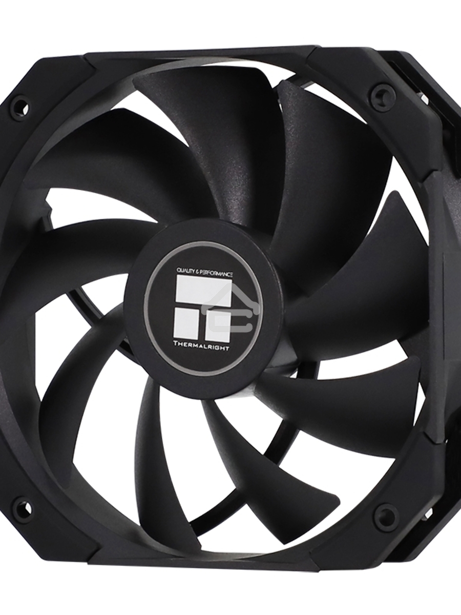 Вентилятор для корпуса Thermalright TL-D12B черный, 120 мм, 1500 об/мин, 25.2 дБ, 4 pin