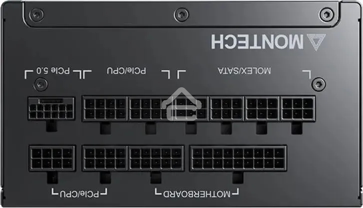 Блок питания Montech TITAN GOLD Gen.5 (TITAN GOLD 750 TIS0123), 750 Вт, 80 PLUS GOLD, 135 мм, модульный, черный