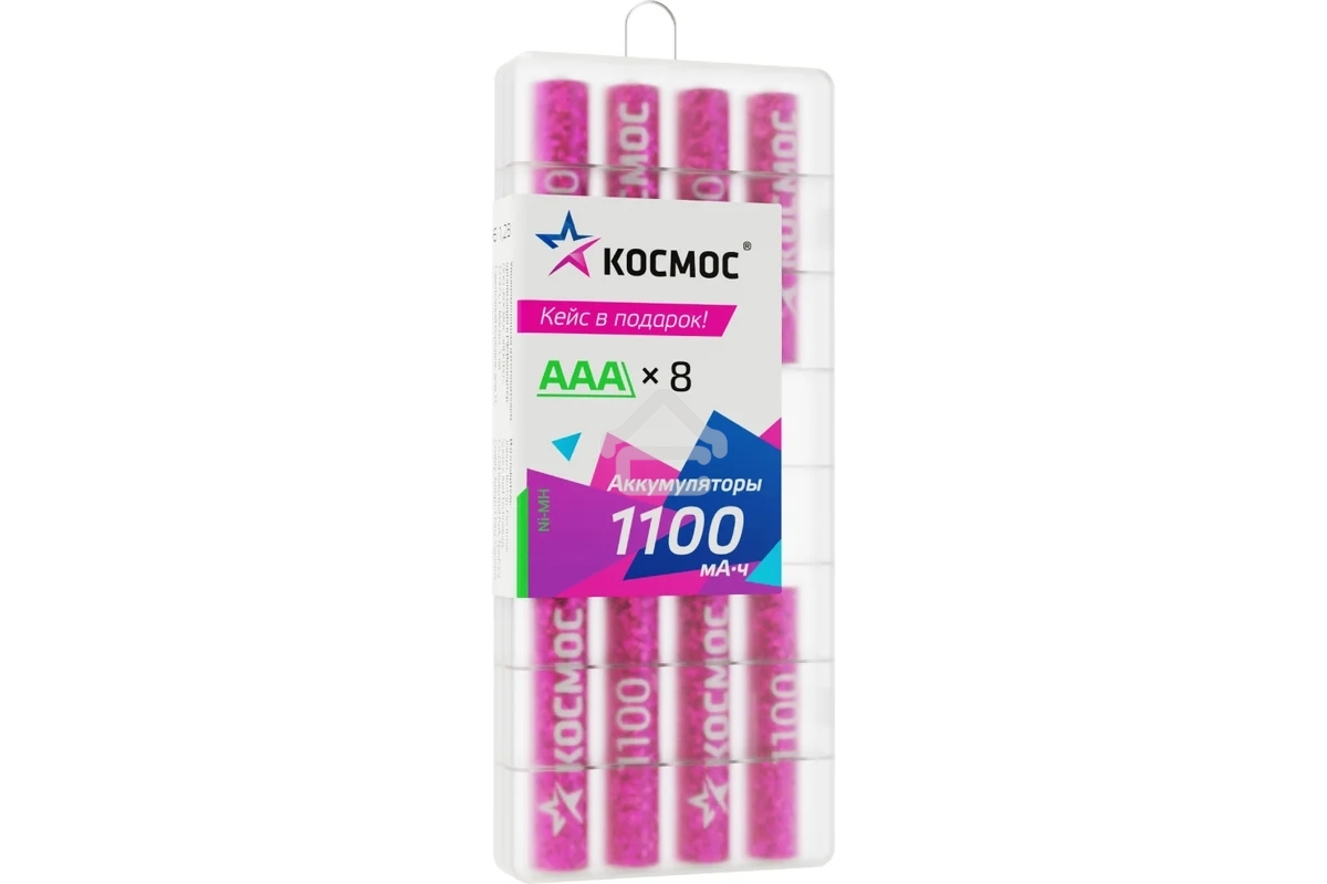 Аккумулятор R03 NI-MH 1100мА.ч 8B (уп.8шт) Космос KOCR03NIMH1100mAh8B