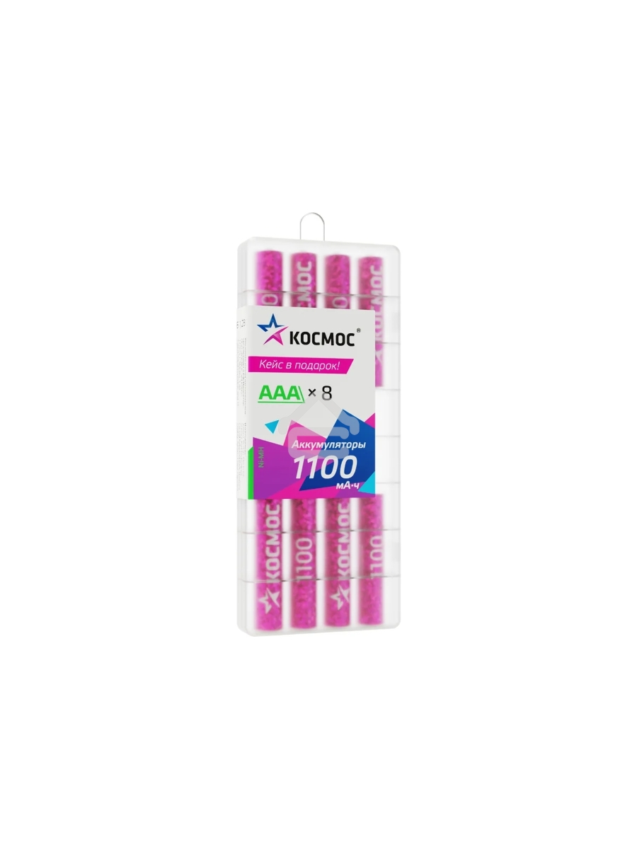 Аккумулятор R03 NI-MH 1100мА.ч 8B (уп.8шт) КОСМОС KOCR03NIMH1100mAh8B