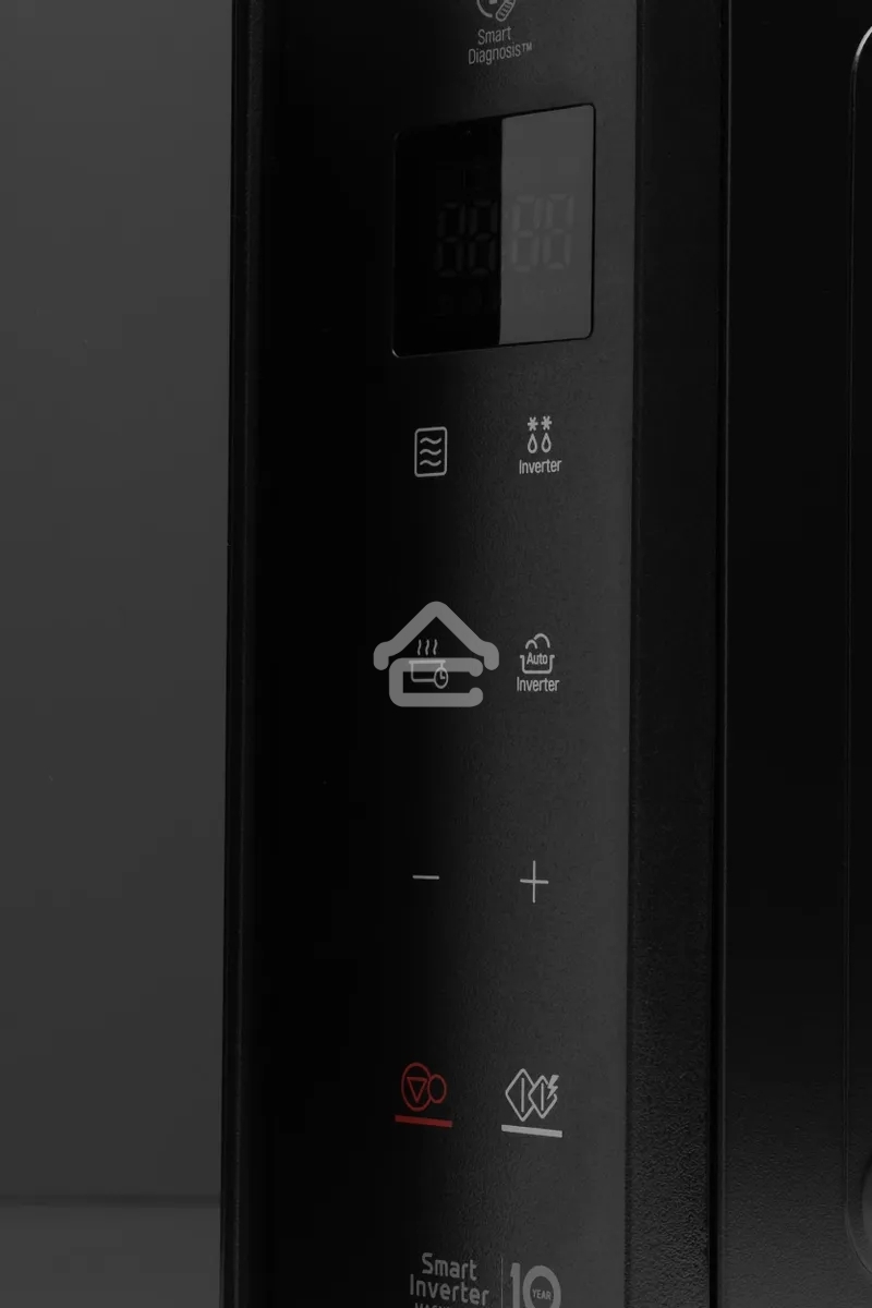 Микроволновая печь LG MW23R35GIB инвертор, черный, 23 л, 1000 Вт, переключатели - сенсор