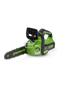 Цепная пила аккумуляторная GreenWorks GD24CS30K4, 24V, 30см, бесщеточная, c АКБ 4 Ач и ЗУ (2007007UB)