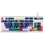 Игровая клавиатура проводная Defender Stormrider GK-425 RU,бел/син,94кн+FN,радуж,1.75м