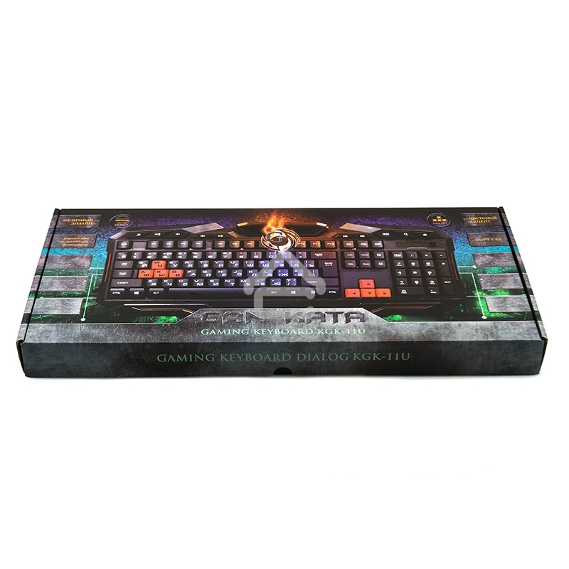 Клавиатура проводная Dialog Gan-Kata KGK-11U черный USB, игровая