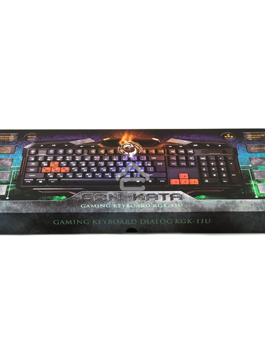 Клавиатура Dialog Gan-Kata KGK-11U Black USB, игровая
