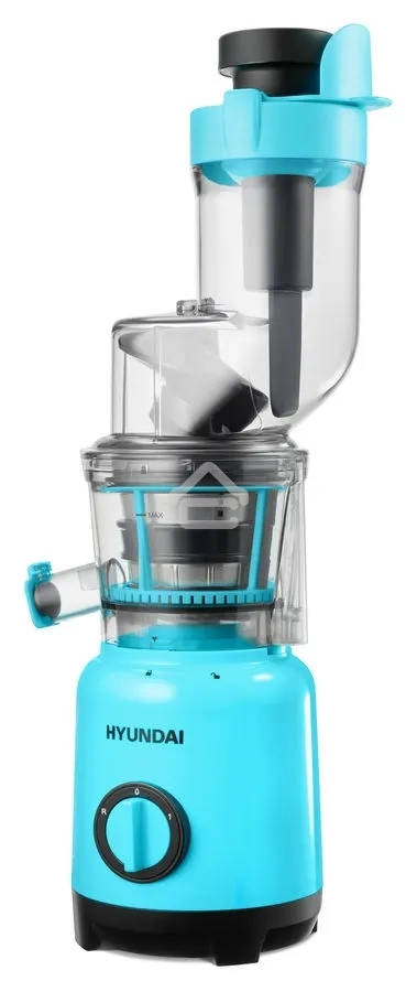Соковыжималка шнековая Hyundai HY-JS6534 300 Вт рез.сок.:600мл. светло-синий