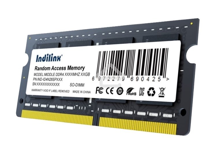 Оперативная память Indillinx, DDR4, 8GB (1x8 GB), 3200 MHz, CL22, SO-DIMM