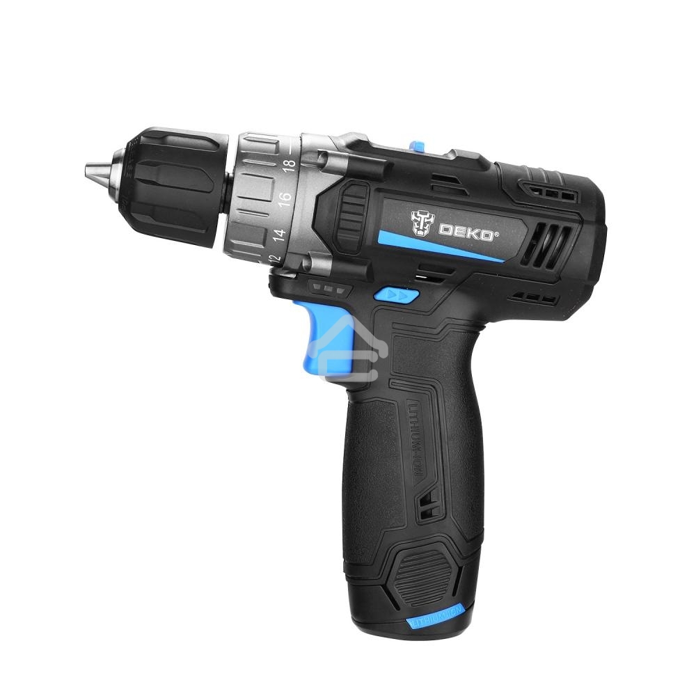 Аккумуляторная дрель-шуруповерт DEKO DKCD12V PRO, 12В, 1x1.5Ач