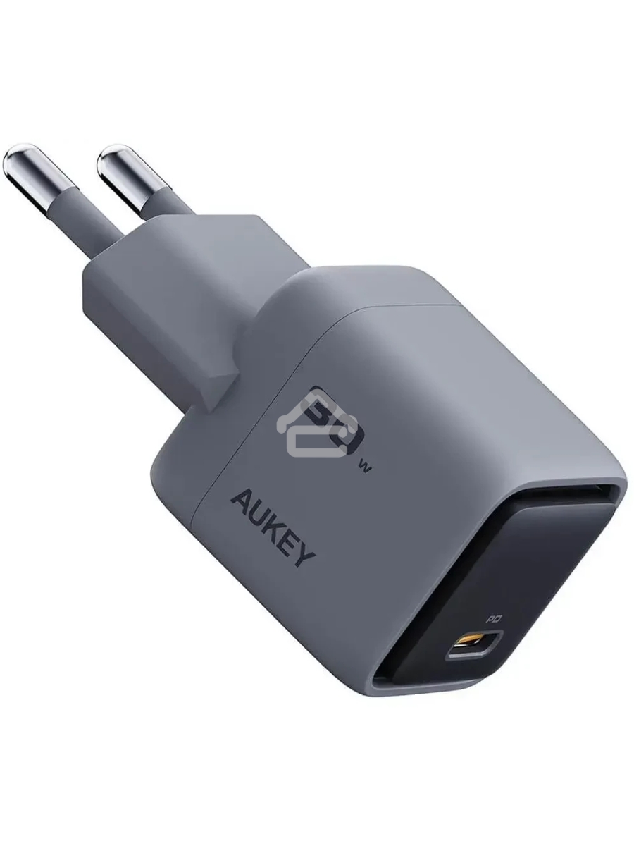 Сетевое зарядное устройство Aukey Comet Mini 30W серый