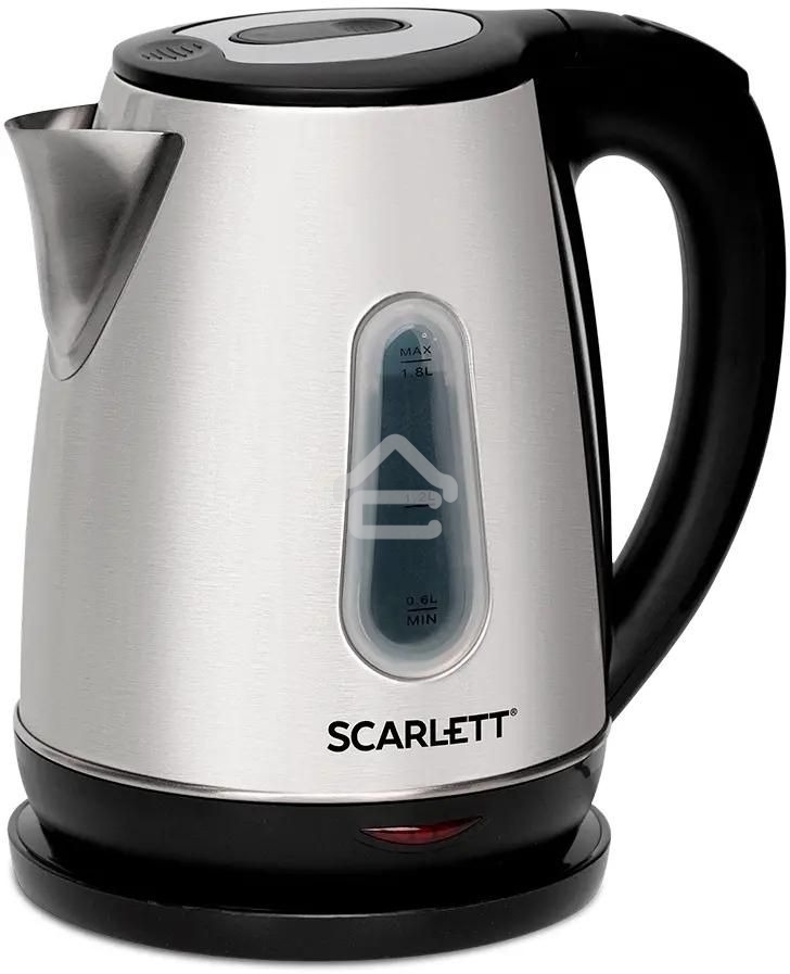 Чайник электрический SCARLETT SC-EK21S36, 1.8л, 2200Вт, черный