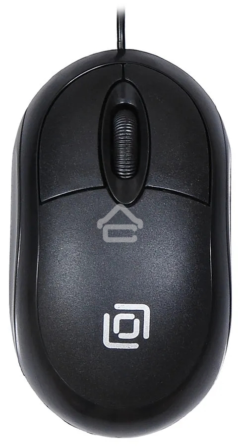 Мышь проводная Oklick 105S черный, 800 dpi, USB, кнопки - 3