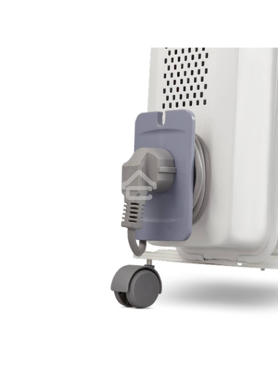 Масляный обогреватель Ballu CUBE BOH/CB-07W (7 секций), белый, 1500 Вт, 15 м2, механический термостат