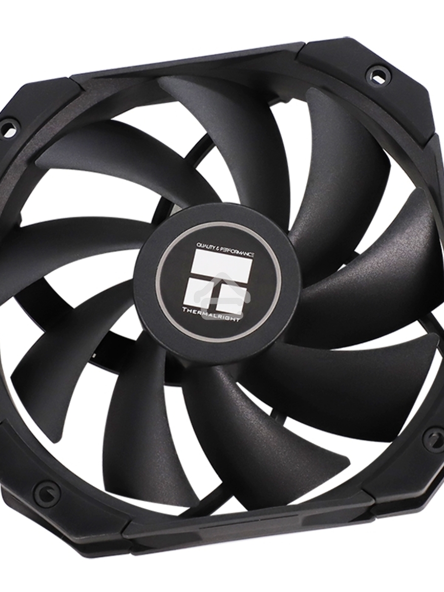 Вентилятор для корпуса Thermalright TL-D12B черный, 120 мм, 1500 об/мин, 25.2 дБ, 4 pin