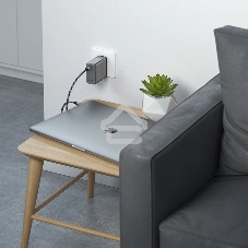 Сетевое зарядное устройство Satechi ST-UC100WSM-EU Charger 100W с технологией GaN Power, серый космос