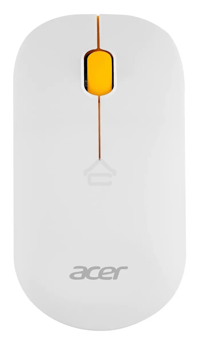 Мышь беспроводная Acer OMR200 желтый, 1200 dpi, радиоканал, USB, кнопки - 3