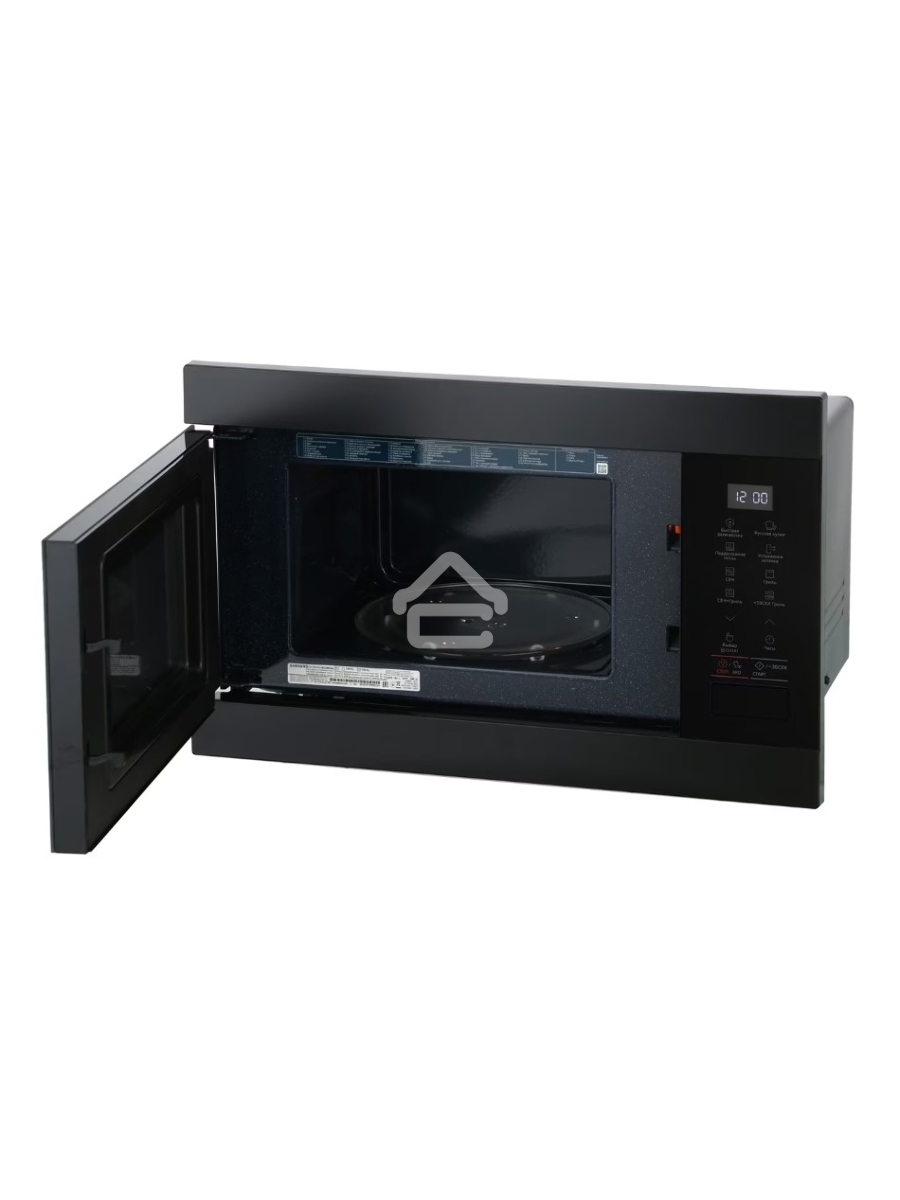 Микроволновая печь встраиваемая Samsung MG22M8054AK/BW чёрный, 22 л, 850 Вт, переключатели - сенсор
