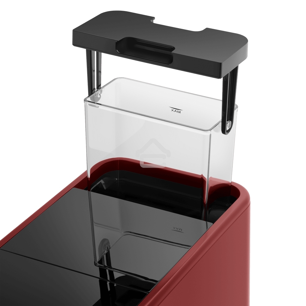 Кофемашина автоматическая Maunfeld MF-A7021RD красный, исп. кофе - зерна, 1.1 л, 1470 Вт, 19 бар