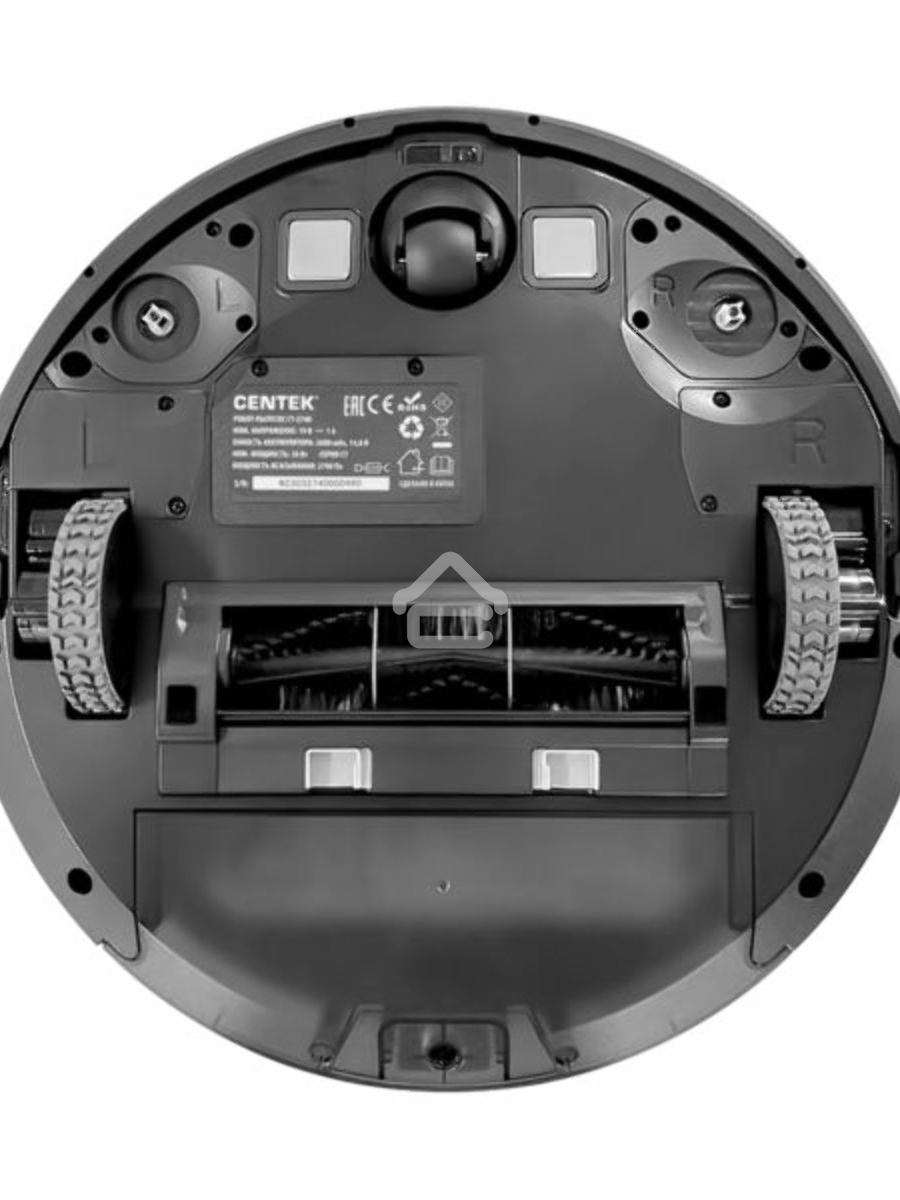 Робот-пылесос Centek CT-2740 черный/коричневый, 2600 мAч Li-Ion, уборка сухая/влажная, пылесборник  контейнер 0.68 л