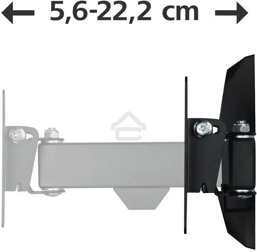 Кронштейн для телевизора Hama H-118113 черный, 10