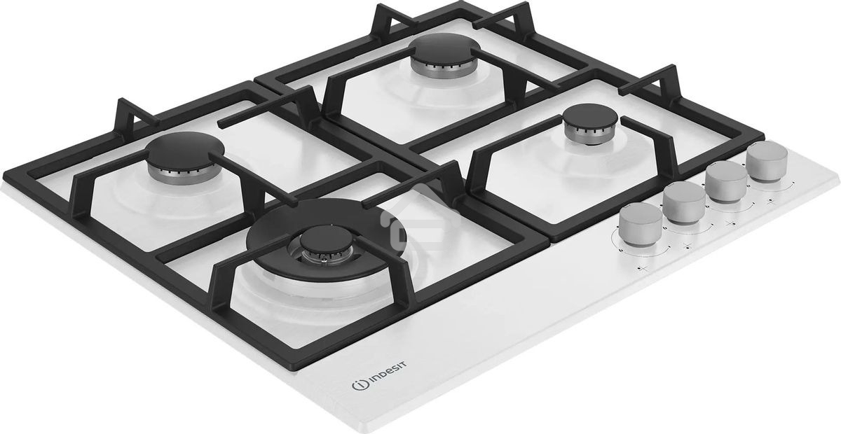 Газовая варочная панель Indesit THPM 642 WS/WH/I, независимая, белый