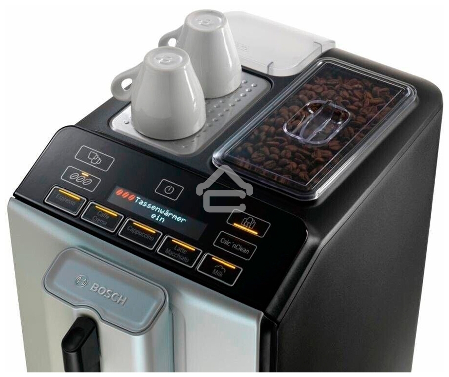 Кофемашина автоматическая Bosch TIS30351DE серебристый, исп. кофе - зерновой, 1.4 л, 1300 Вт, 15 Бар
